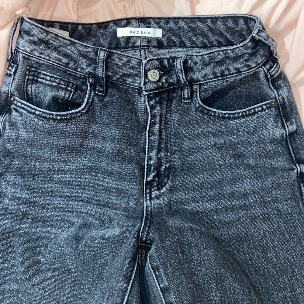 Pacsun High Rise Black Denim Jeans